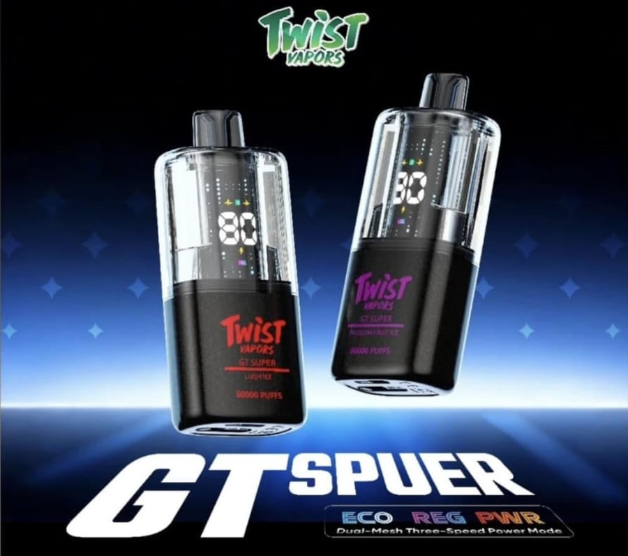 تويست 60 الف موش 50 نيكوتين TWIST VAPORS GT SPUER