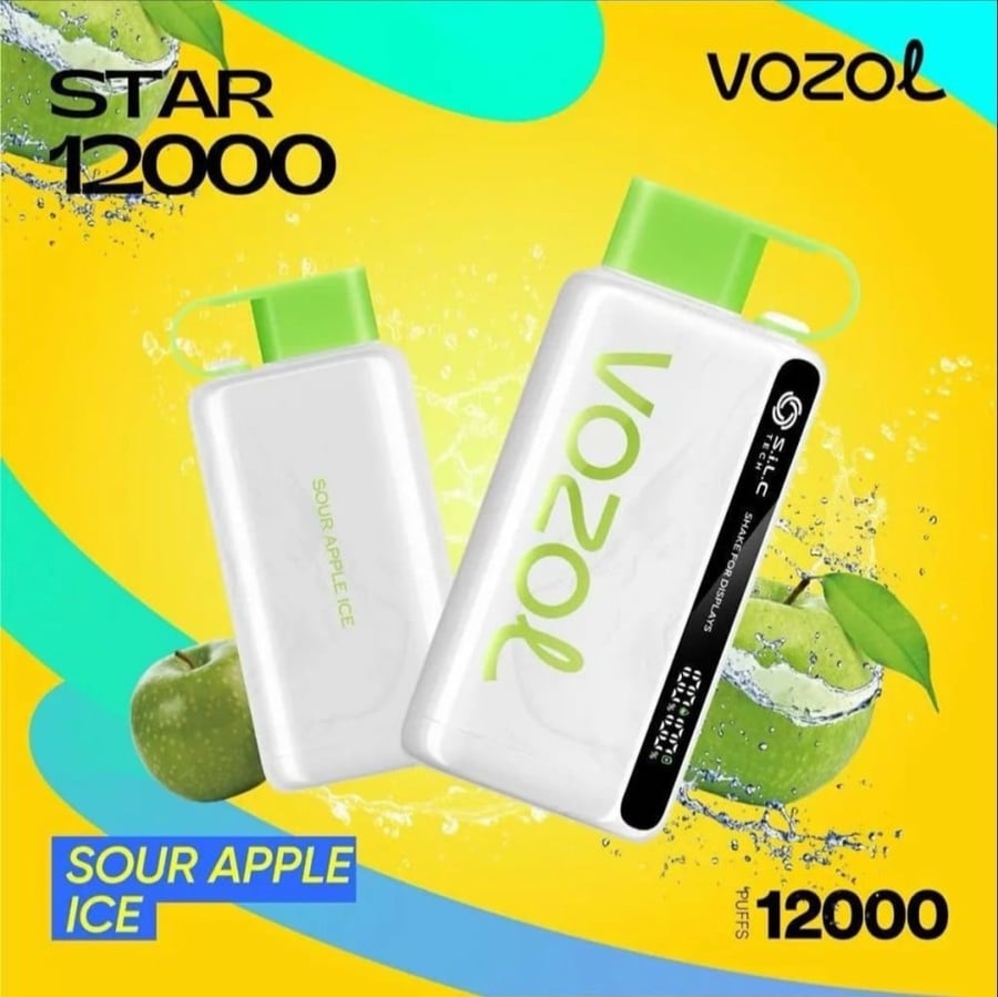 سحبة فوزول ستار 12 الف موش 20 نيكوتين VOZOL STAR