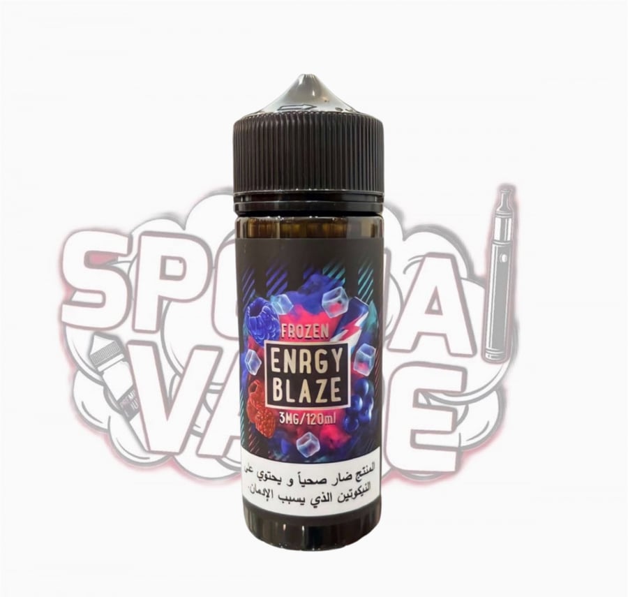 نكهة انرجي بلايز فروزون من سامز فيب- SAMS VAPE ENRGY BLAZE 120ML ICE