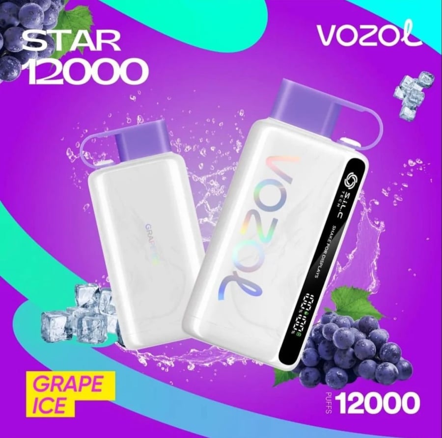 سحبة فوزول ستار 12 الف موش 20 نيكوتين VOZOL STAR