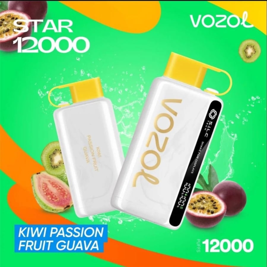 سحبة فوزول ستار 12 الف موش 20 نيكوتين VOZOL STAR