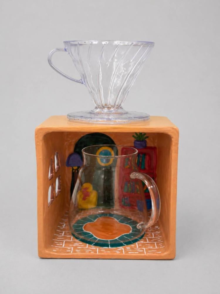 حامل تقطير V60 (صناعة يدوية)
