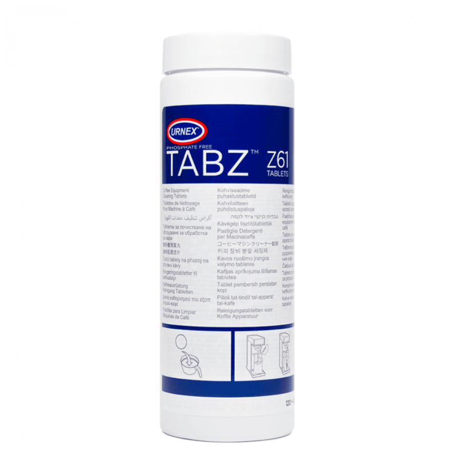 أقراص Tabz Z61 لتنظيف مكائن تحضير القهوة عدد 120 قرص من يورنكس URNEX
