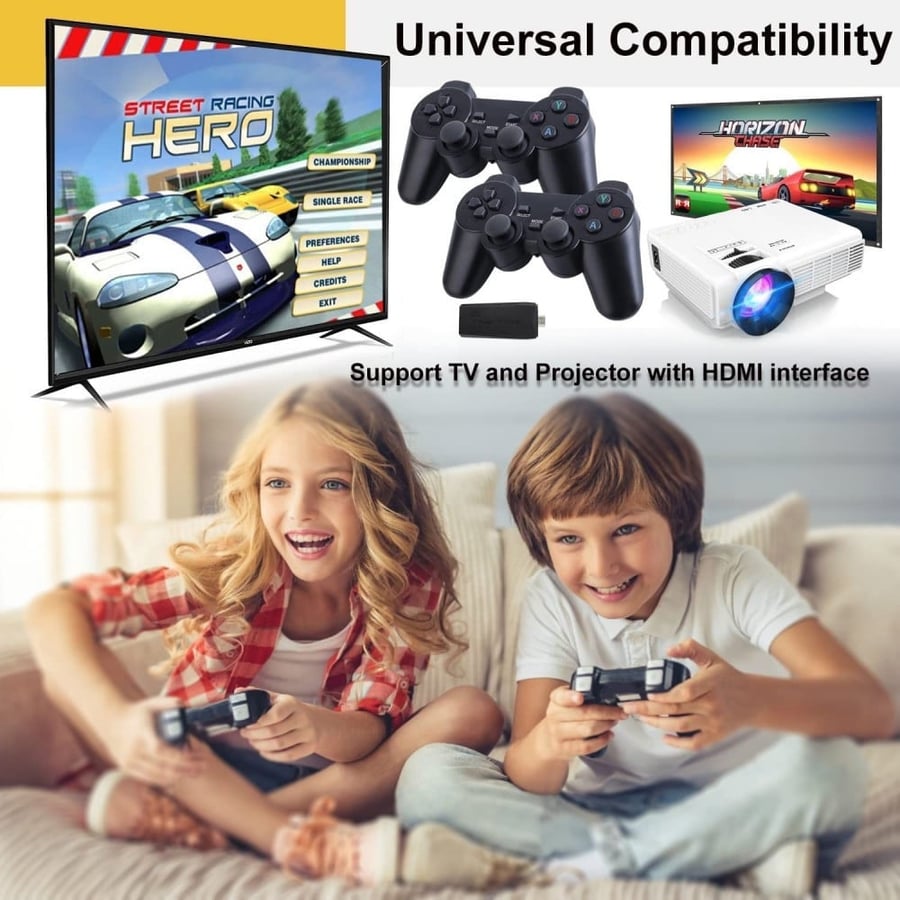 جهاز الالعاب الطيبين الكلاسيكي +13 الف لعبه HDMI سعة 64G ( الأصلي )