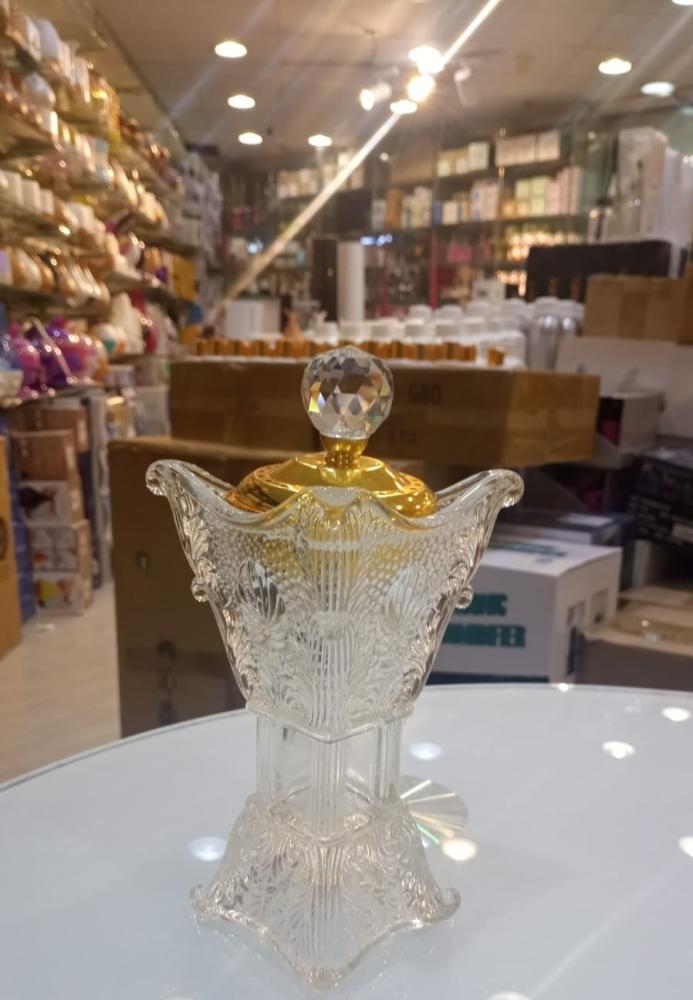 مبخره زجاجيه بلون فضي