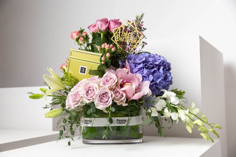 Lilac vase