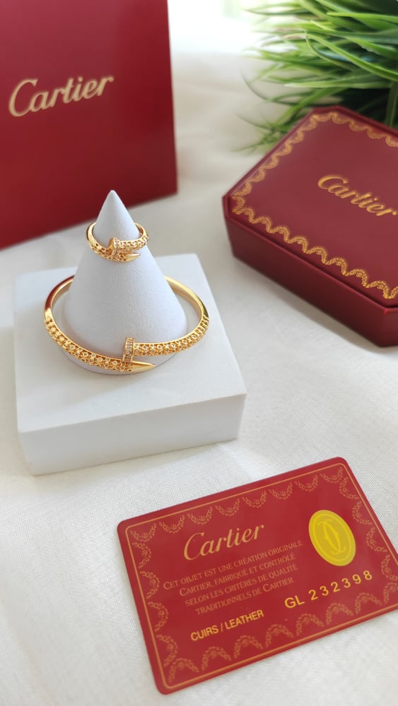 Bracelet set and ring