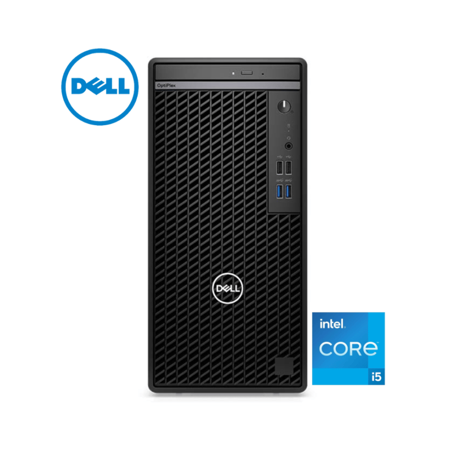 كمبيوتر مكتبي ديل 7010 OptiPlex معالج انتل كور آي 5-13500، الرامات 8 جيجابايت، سعة التخزين 512 جيجا بايت SSD،، لوحة مفاتيح وماوس،