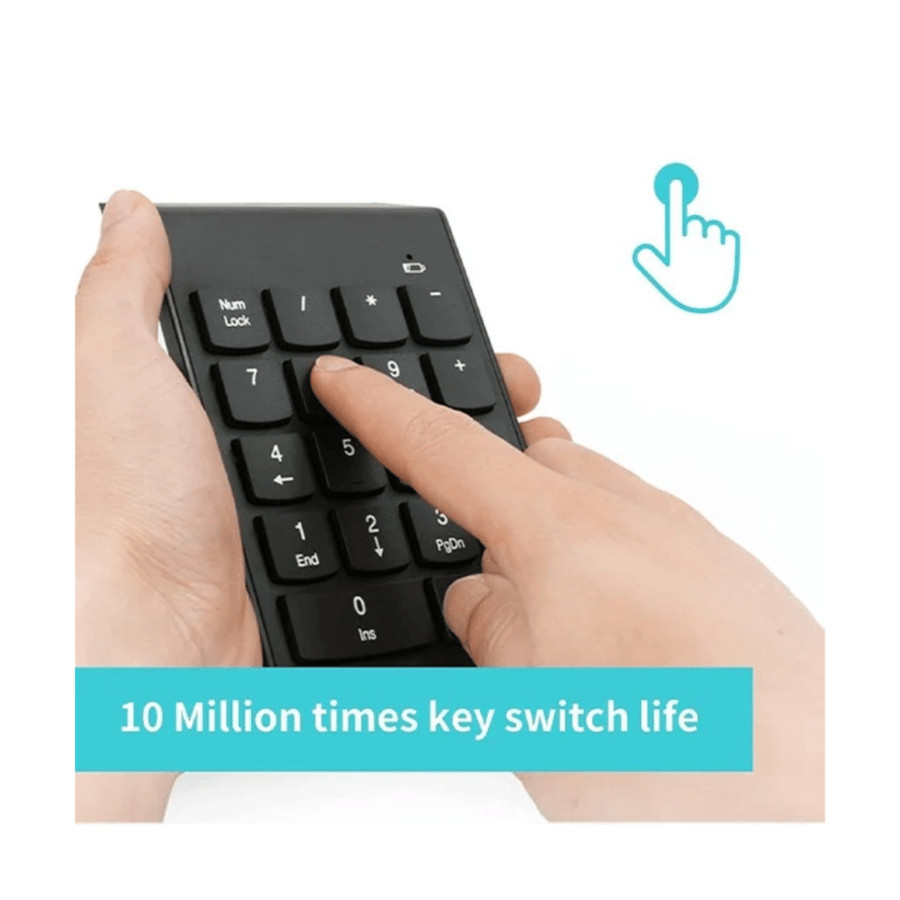 كيبورد ارقام لاسلكي صغير يركب على اللابتوب والنوت بوك / mini numeric keypad