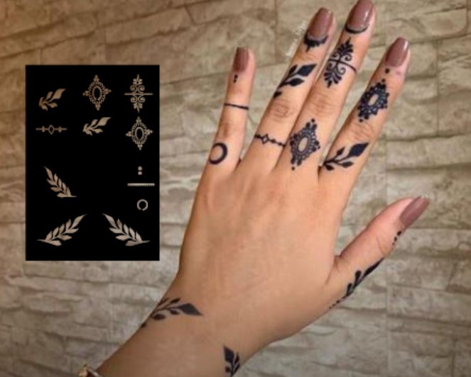 استكرات حناء اصابع