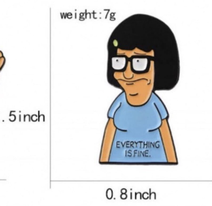 Bob's burger pin |  بروش بوبز برقر
