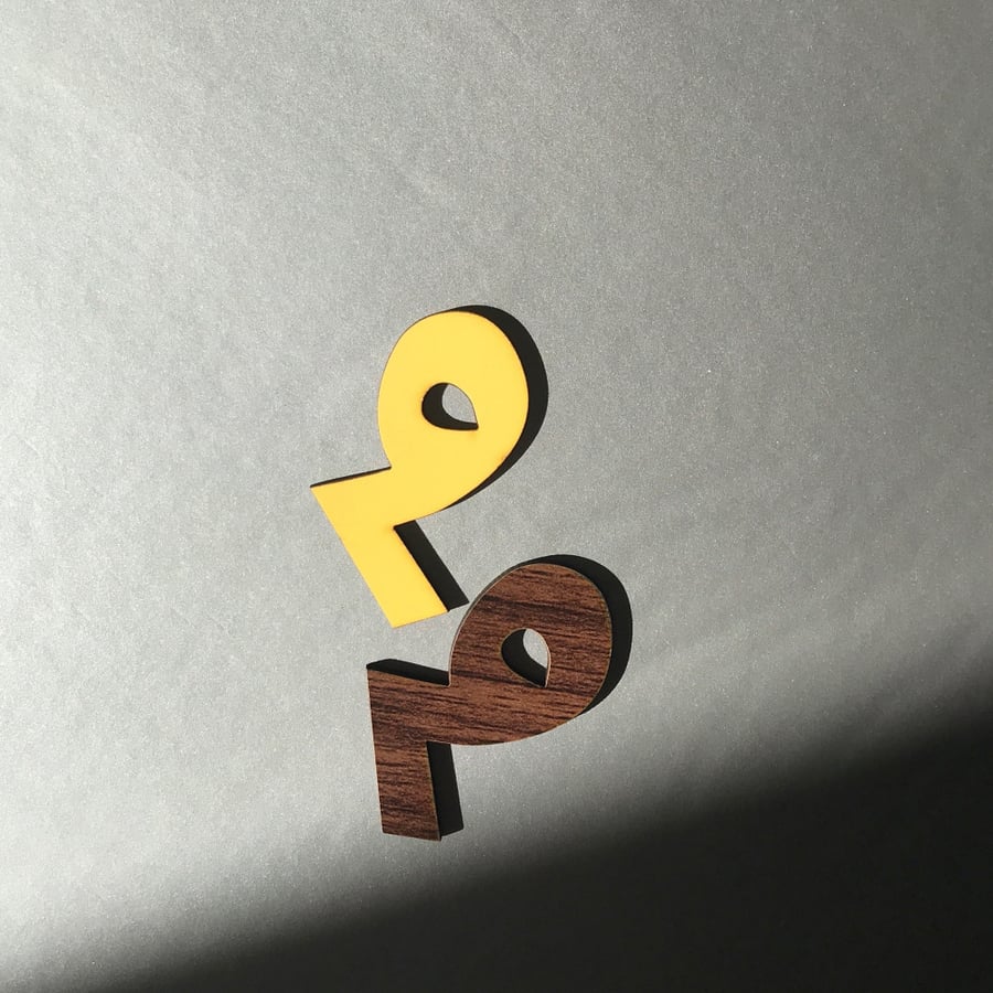 Multifunctional wooden letter