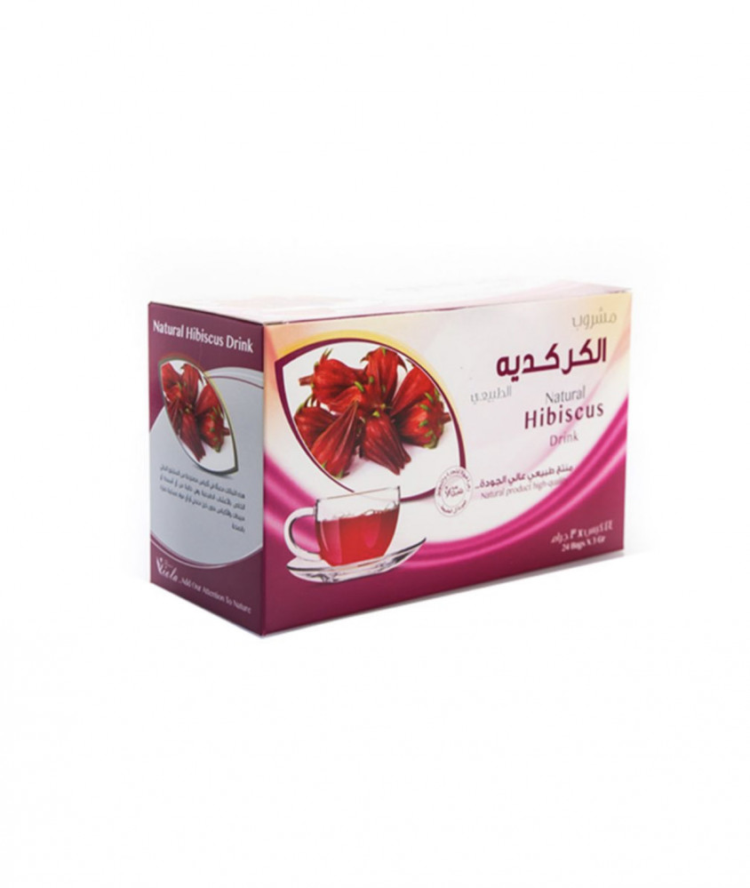 مشروب الكركديه الطبيعي 24 كيس