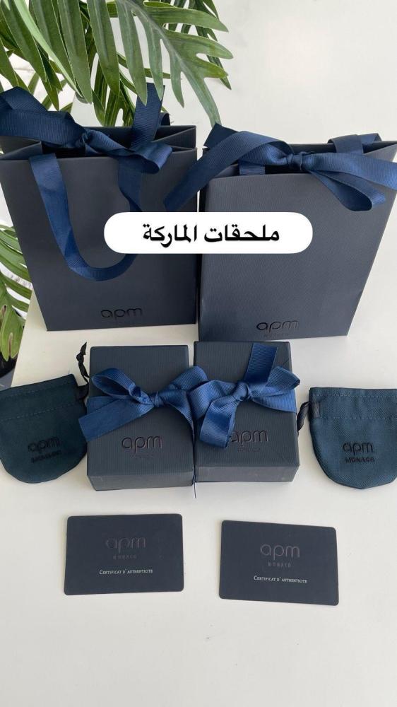 خاتم فضي apm