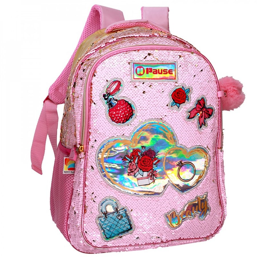 شنطة ظهر 17 انش وردي - بوز Pause Backpack