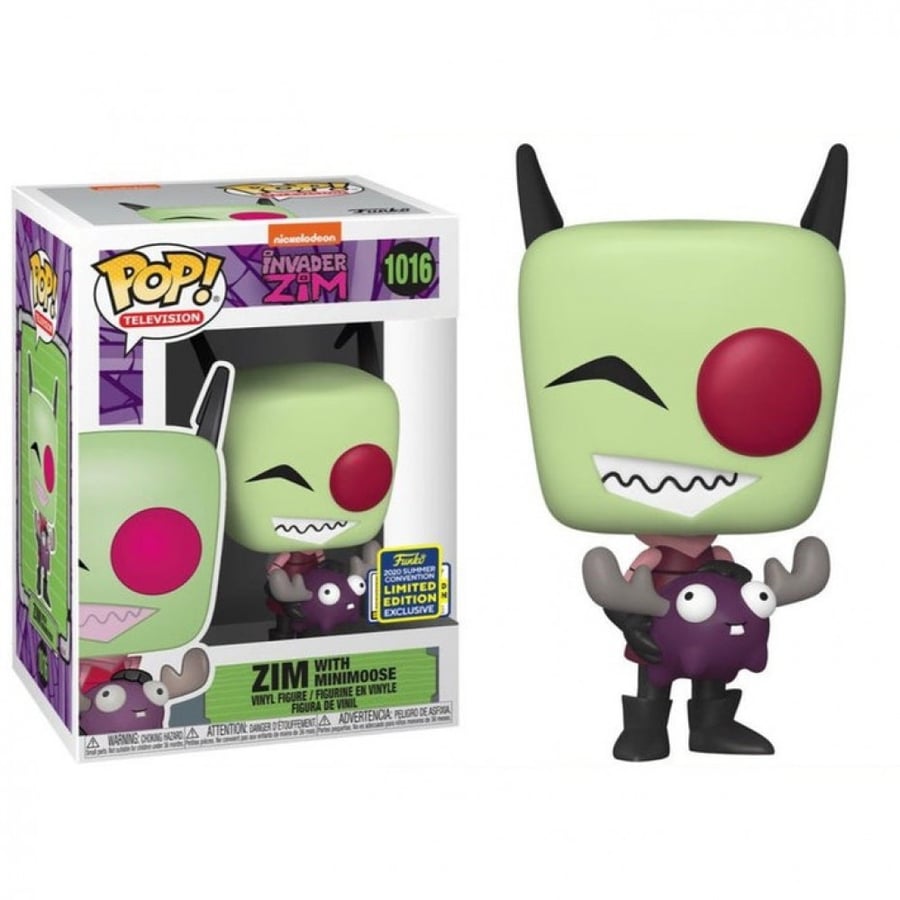 Funko POP Invader Zim with Minimoose SDCC 2020