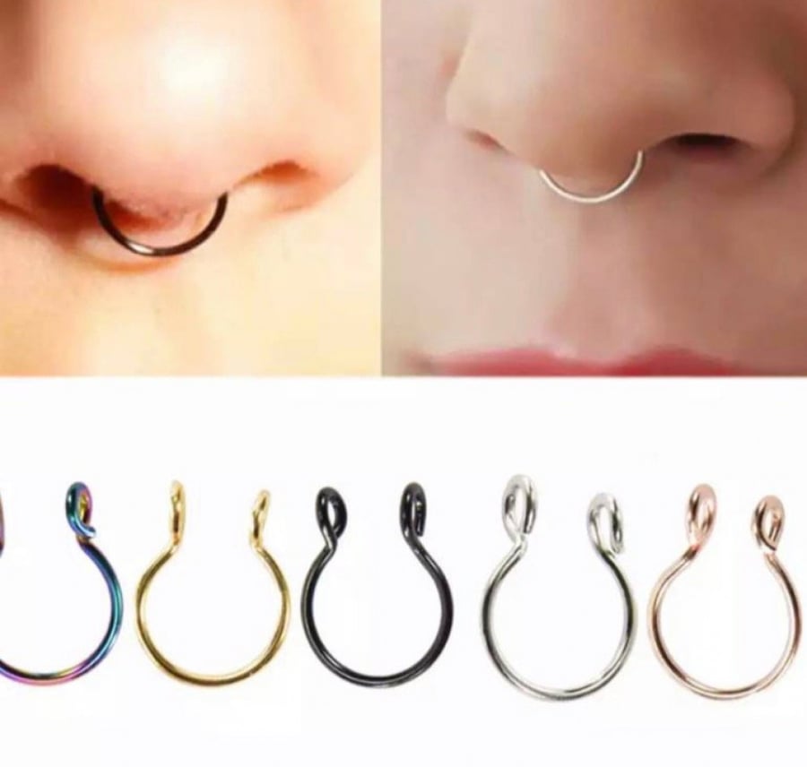 fake piercing