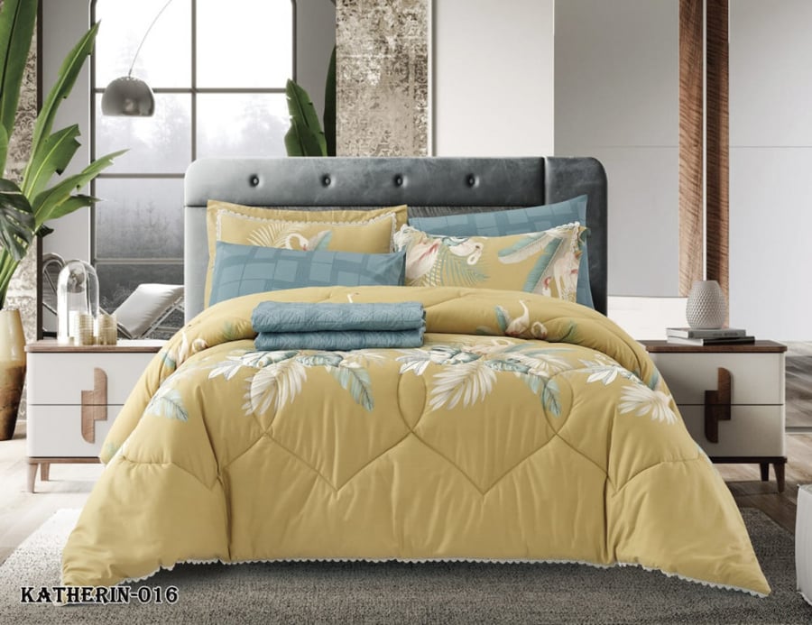 Catherine double-sided summer bedspread 6 pieces for two people