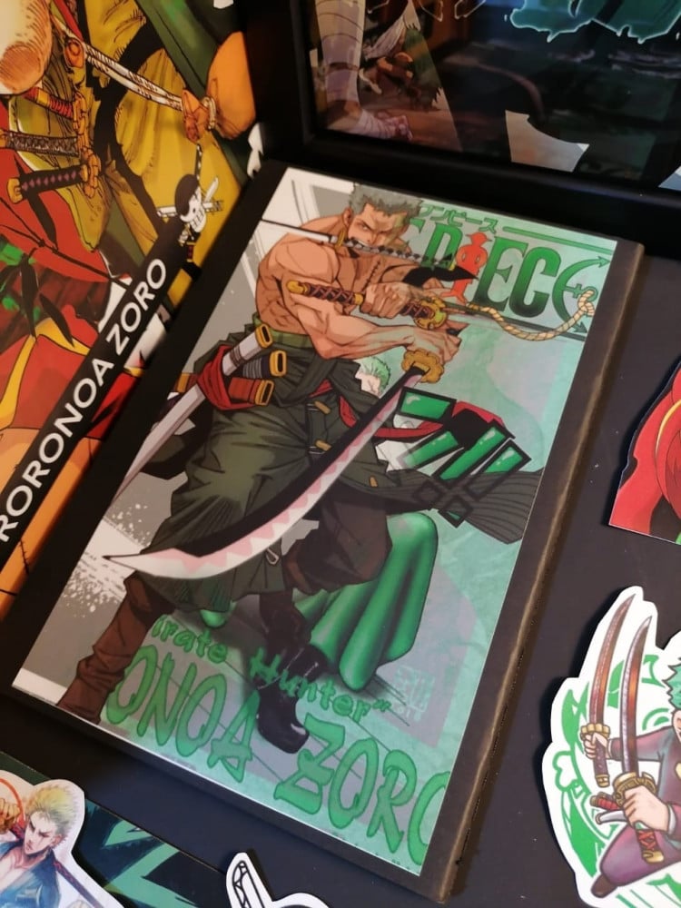 One Piece zoro note book