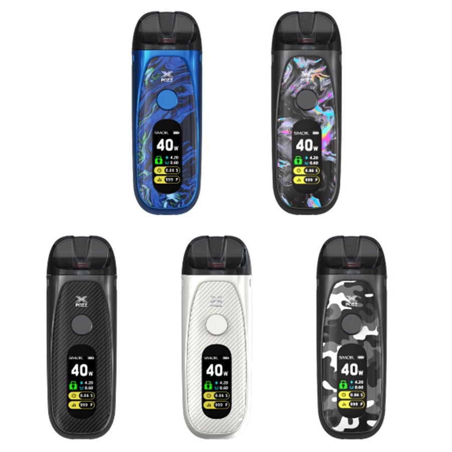 سحبة سموك بوز اكس كيت Smok Pozz X 40W Pod Kit - فيب شيشة سيجارة نكهات