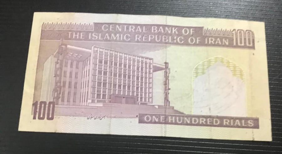 100 ريال ايراني توشيحات