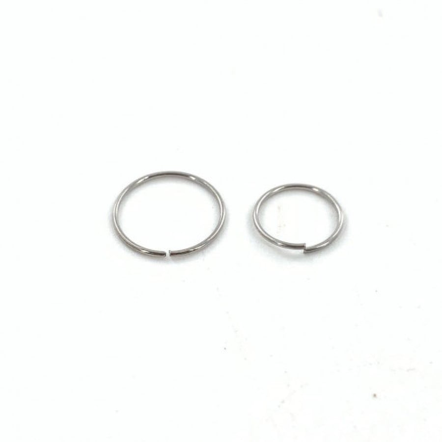 20g Silver Hoop Bendable