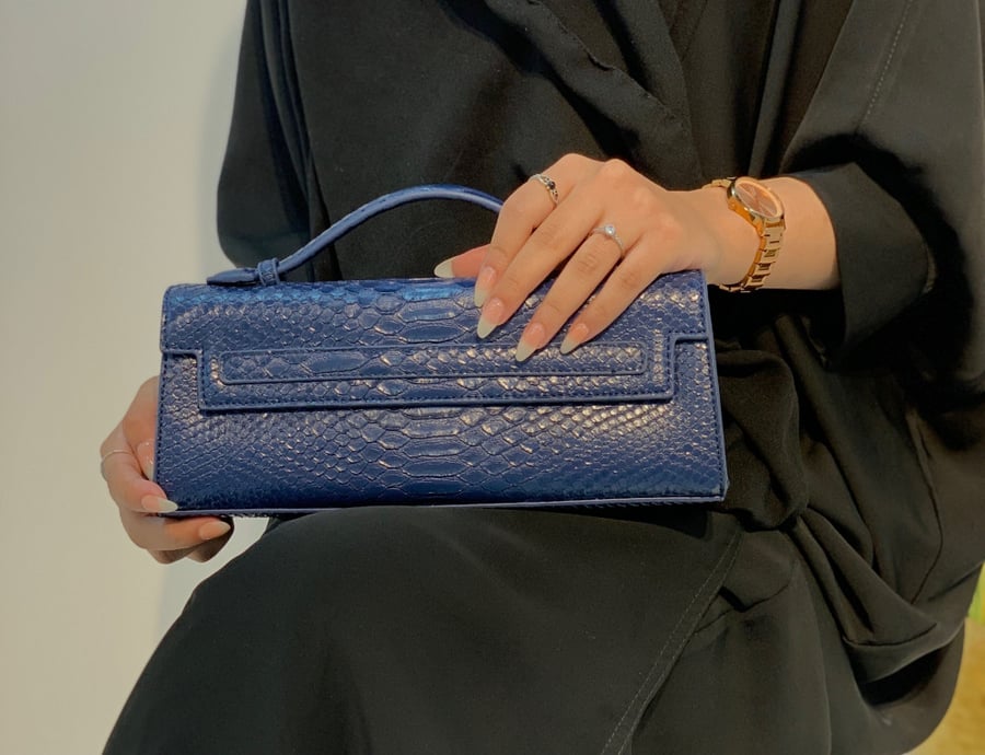 Clutch Dark blue