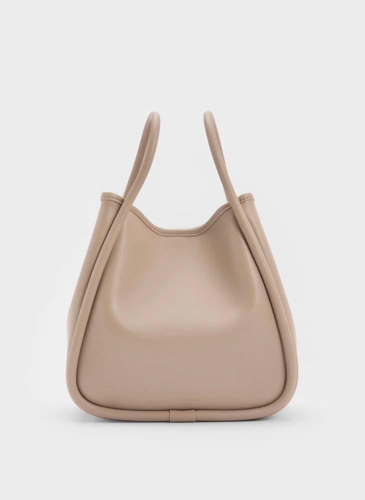 Mini Lyla Tubular Tote Bag - Taupe