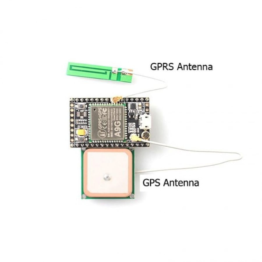 لوحة GSM GPRS و GPS من نوع A9G | A9G Development Board للأردوينو