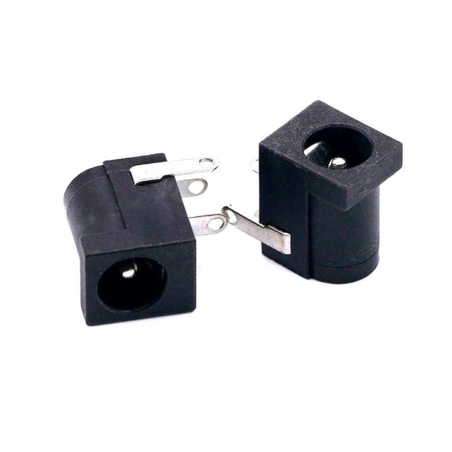 DC 005 5 2 1 DIP 3 Pin Power Socket 50V 0 5A Connectors Female Mount Socket Jack Plug Wire Terminals Adapter