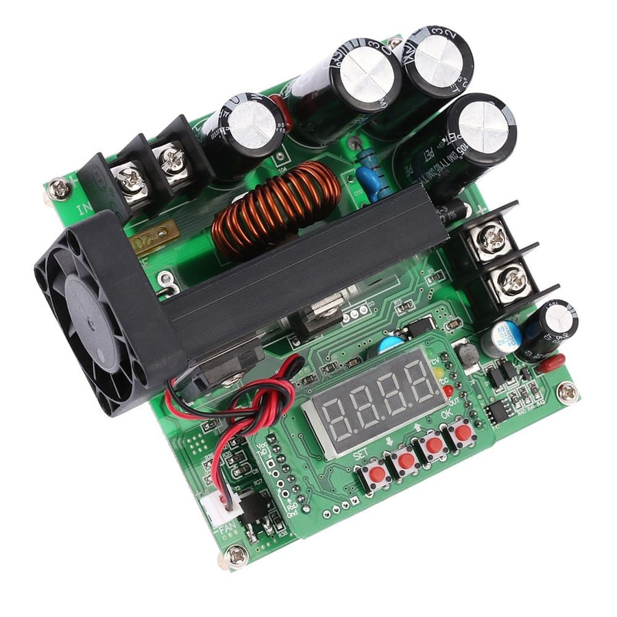 BST 900W DC 38V Digital Boost Module great Step up Converter Power Supply Module CC CV LED Display 0 15A IN 8 60V OUT 10
