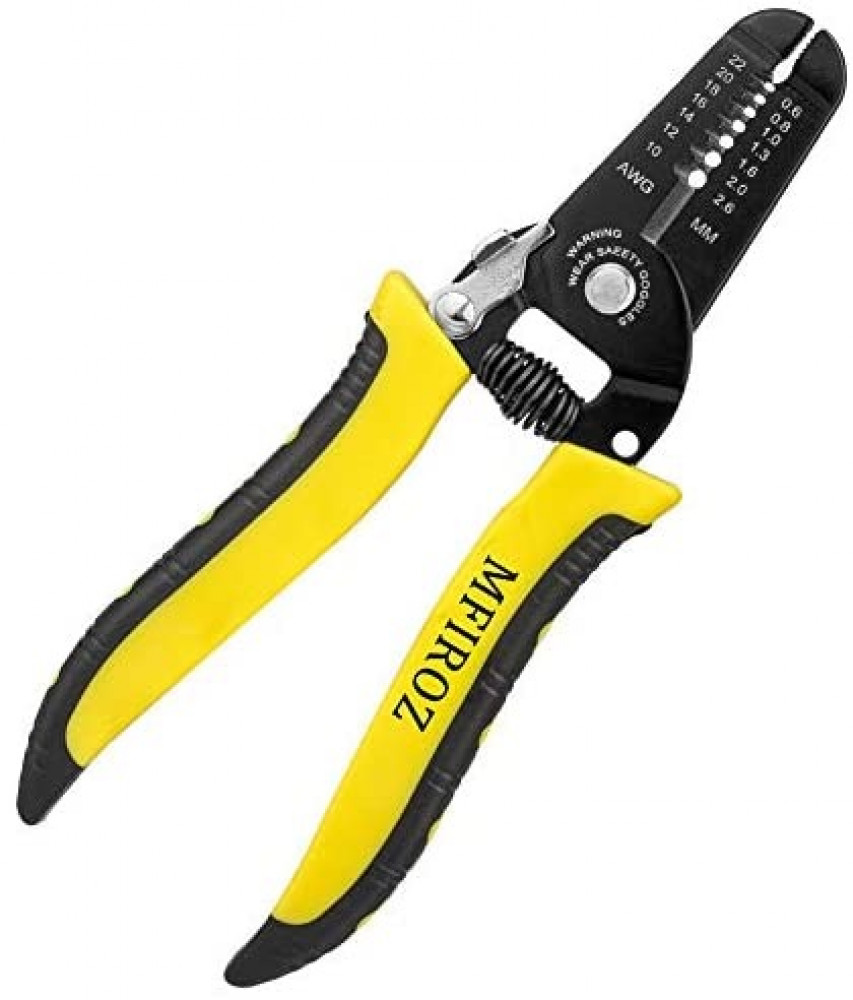 Wire Stripper Professional Wire Cutter and Wire Stripping Tool 7 inch Multi function Electrician Tools Suitable for Copp
