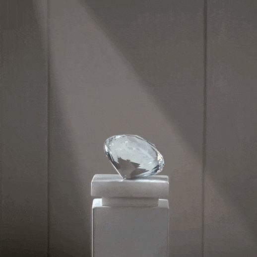 كريستال الفريدة بحفر 3D