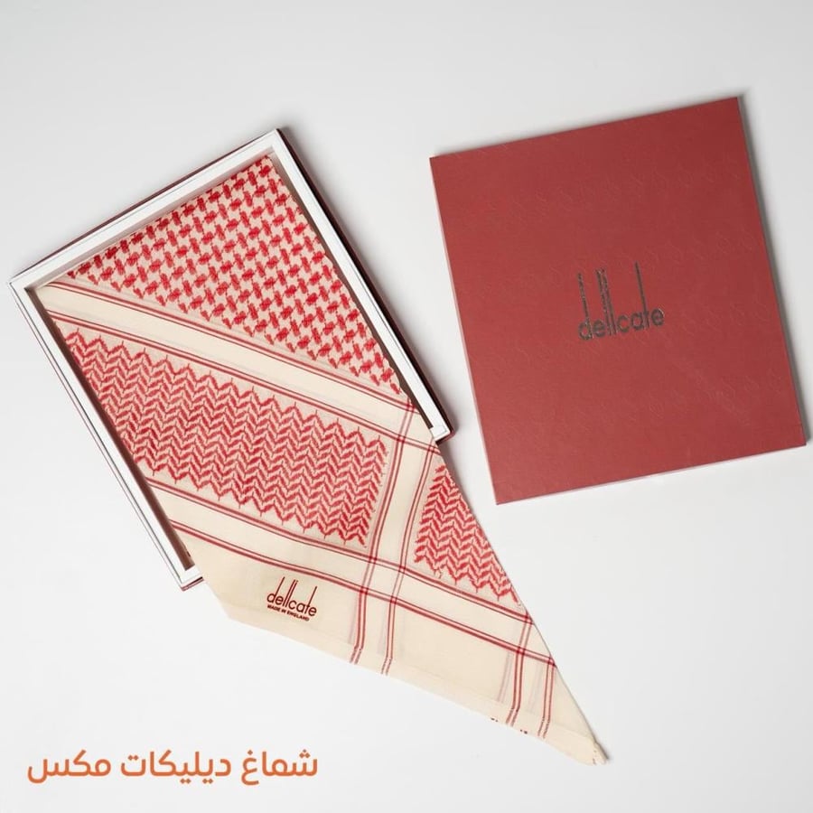 شماغ ديليكات مكس Delicate 2027  ديلكيت سكري بيج كريمي