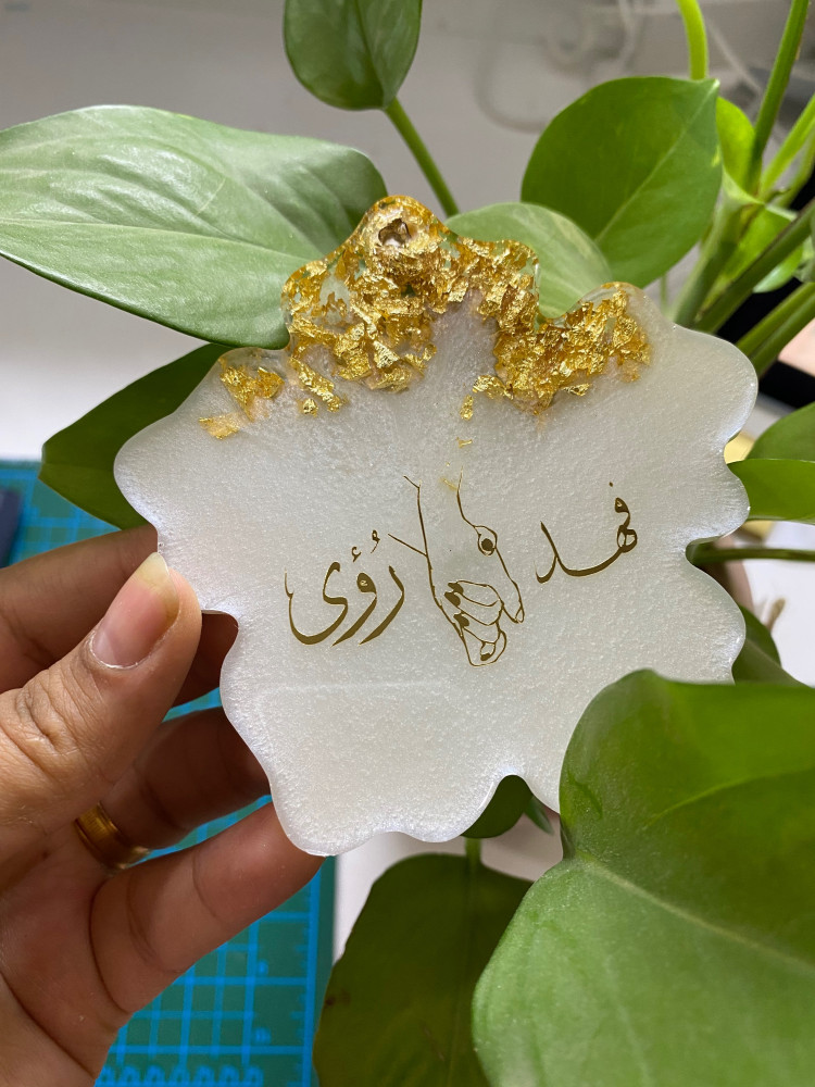 تعليقة سيارة شكل وردة