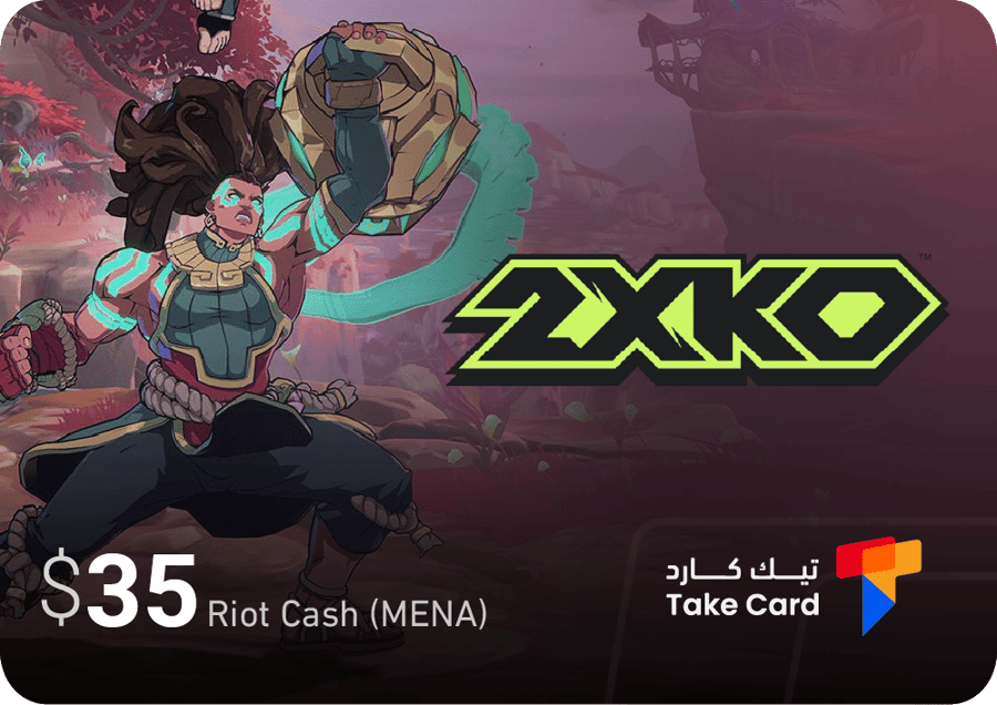 بطاقة 2XKO 35$ رايوت كاش | 2XKO 35$ Riot Cash