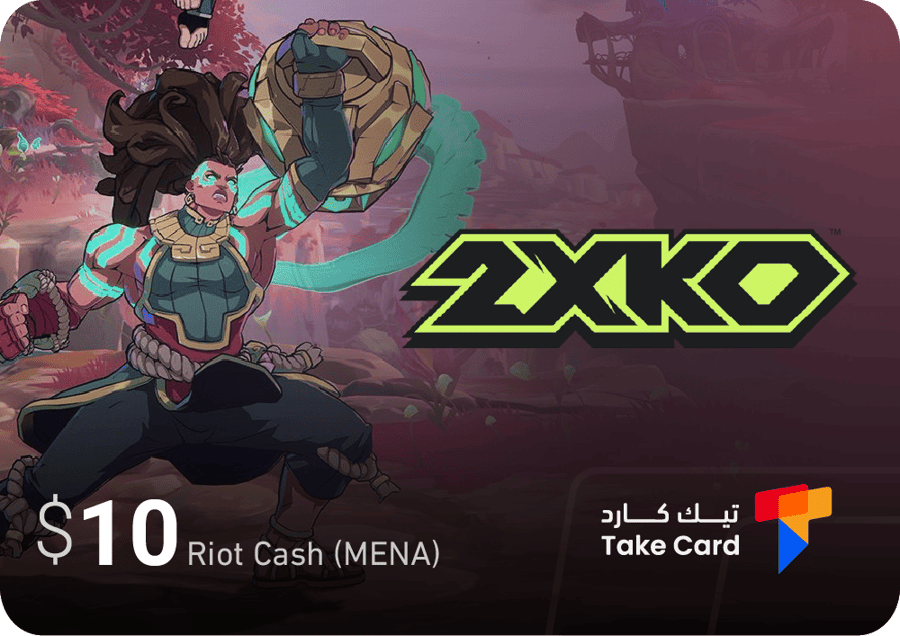 بطاقة 2XKO 10$ رايوت كاش | 2XKO 10$ Riot Cash