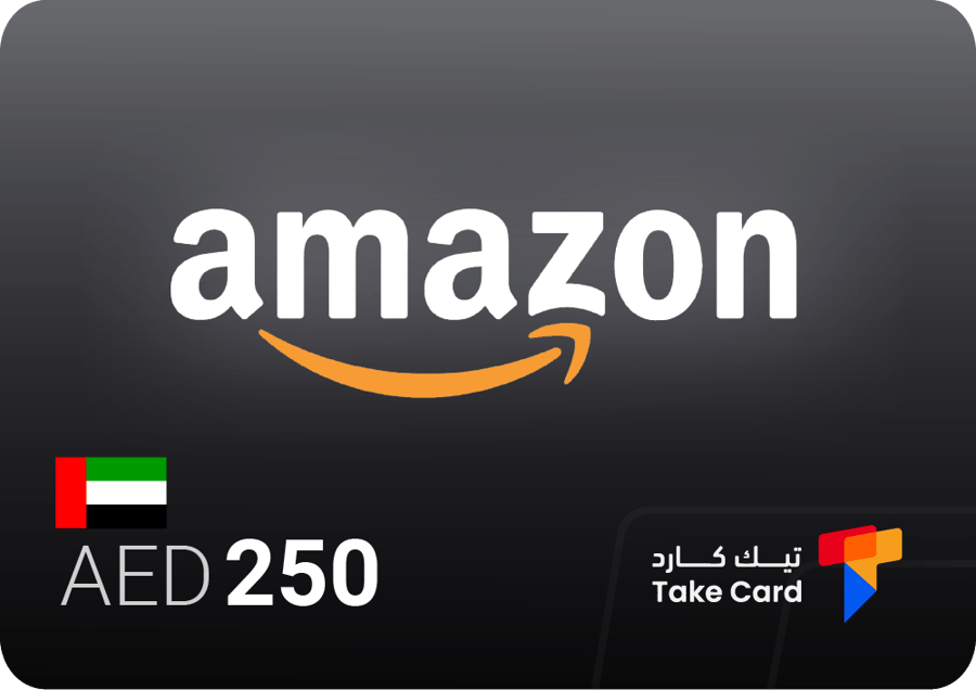 بطاقة امازون إماراتي 250 درهم إماراتي