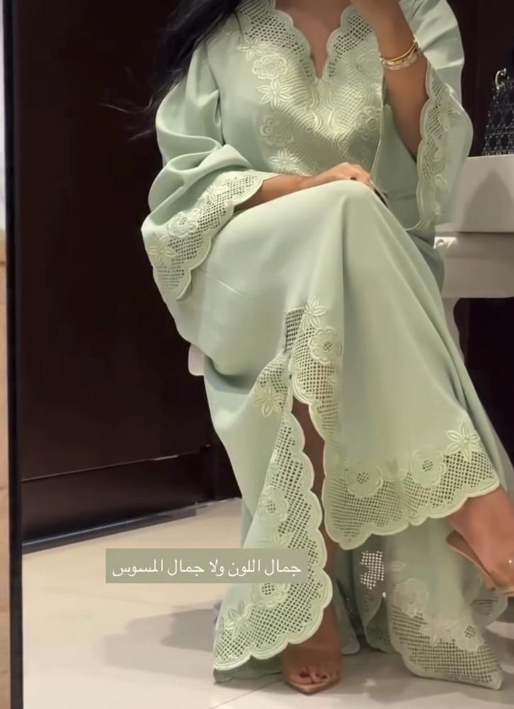 قفطان مغربي شغل المسوس