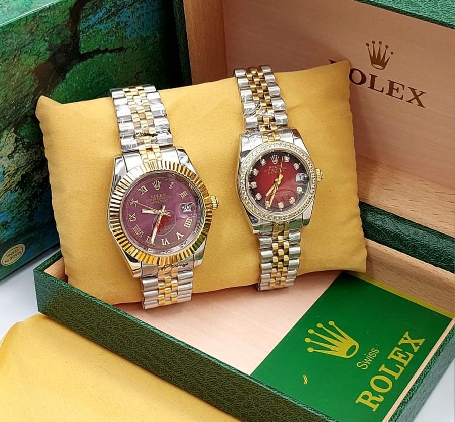 Luxury men's and women's watch set, original copy