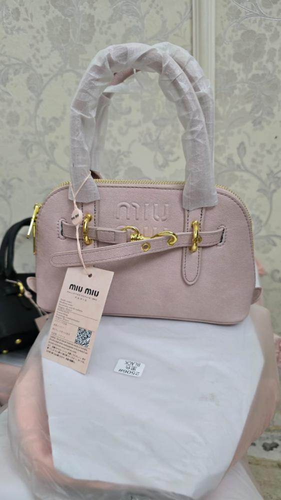 Miu Miu bag, the pyramid, with its accessories