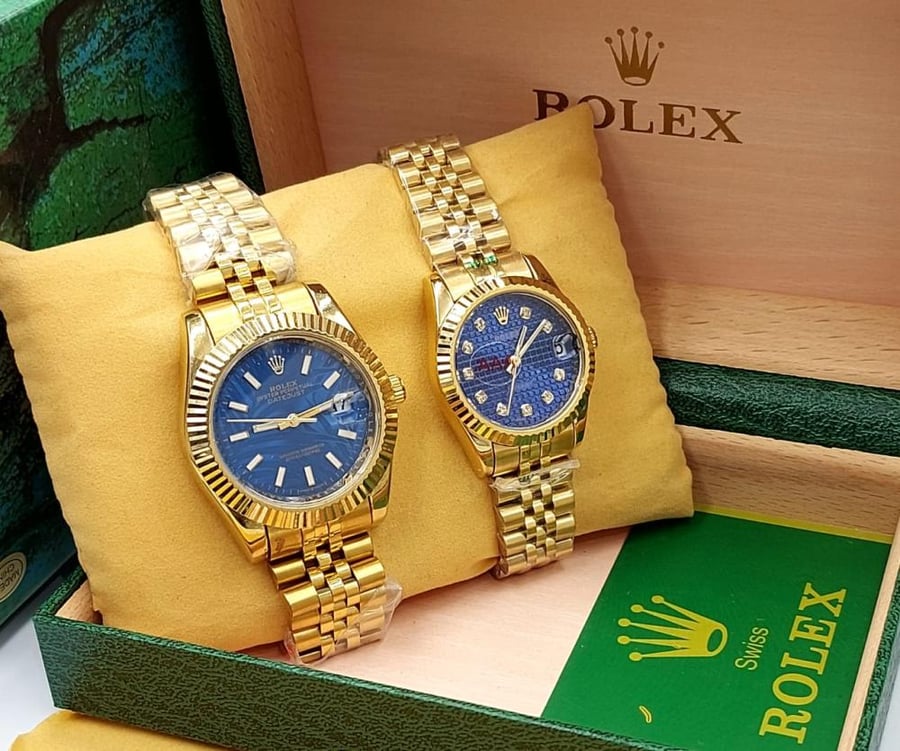 Luxury men's and women's watch set, original copy
