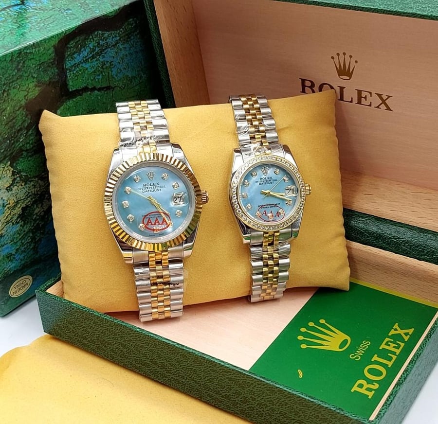 Luxury men's and women's watch set, original copy