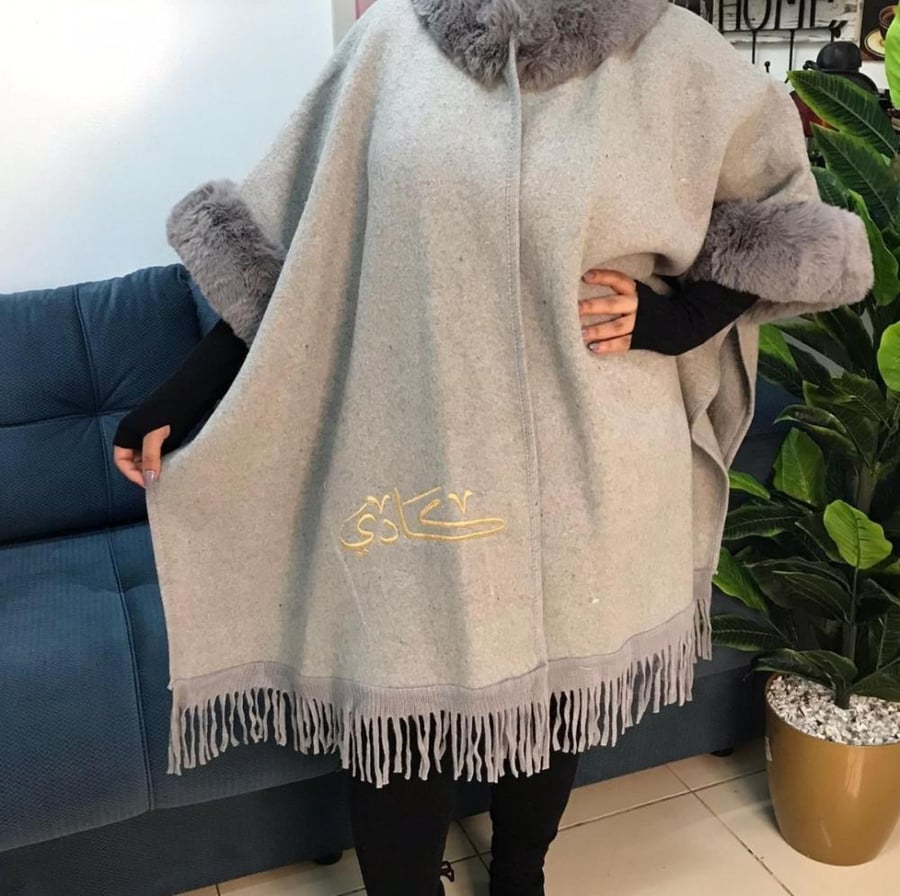 Winter luxury shawl