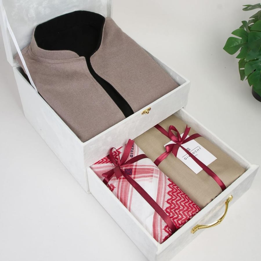 Luxurious royal box very much from Dior winter