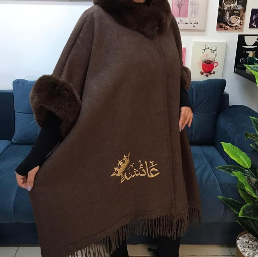 Winter luxury shawl