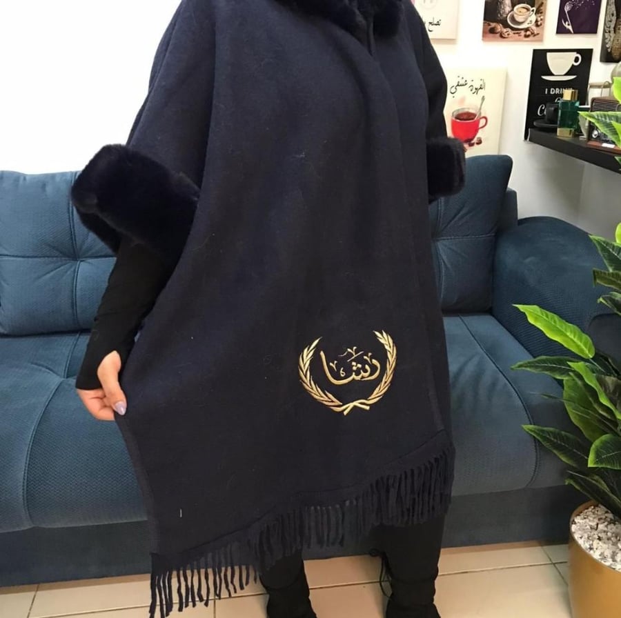 Winter luxury shawl