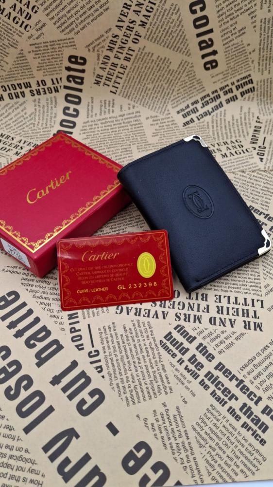 Men's Cartier bag with brand accessories