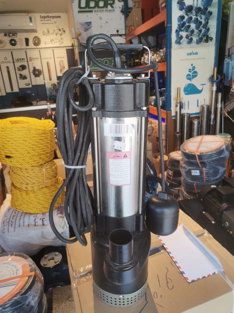 غطاس بير عربي 3 حصان مخرج 2 بوصه مع كيبل عوامه كهربا 220V سينجل فاز