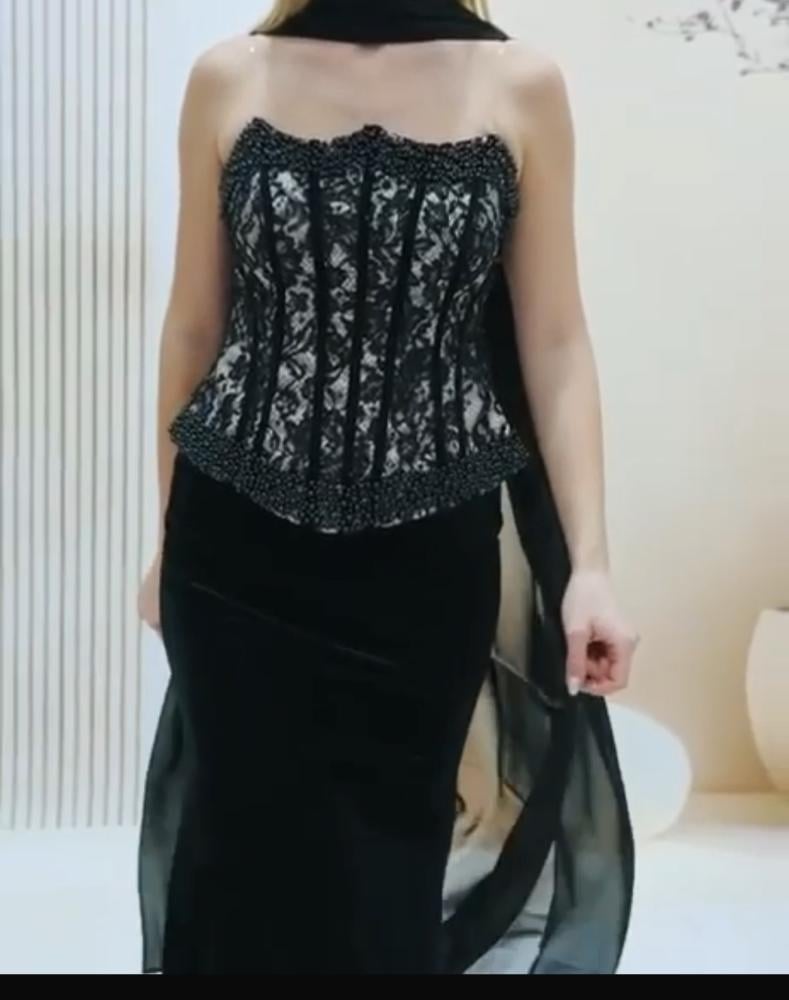 فستان سهره كريب